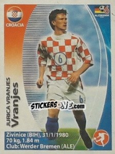 Sticker Jurica Vranjes - Mundial Alemania 2006. Ediciòn Extraordinaria - Navarrete