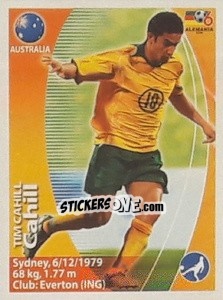 Sticker Tim Cahill - Mundial Alemania 2006. Ediciòn Extraordinaria n. 366 - Navarrete