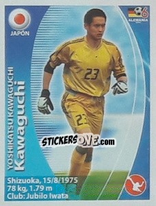 Sticker Yoshikatsu Kawaguchi - Mundial Alemania 2006. Ediciòn Extraordinaria - Navarrete