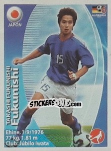 Sticker Takashi Fukunishi - Mundial Alemania 2006. Ediciòn Extraordinaria n. 382 - Navarrete