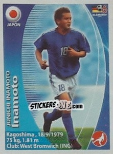Sticker Junichi Inamoto - Mundial Alemania 2006. Ediciòn Extraordinaria n. 385 - Navarrete