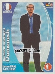 Figurina Raymond Domenech - Mundial Alemania 2006. Ediciòn Extraordinaria - Navarrete