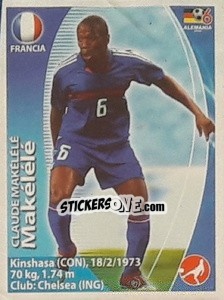 Cromo Claude Makélélé - Mundial Alemania 2006. Ediciòn Extraordinaria - Navarrete