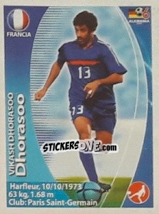 Sticker Vikash Dhorasoo - Mundial Alemania 2006. Ediciòn Extraordinaria - Navarrete