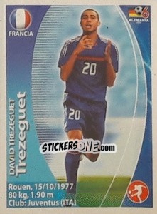 Sticker David Trezeguet - Mundial Alemania 2006. Ediciòn Extraordinaria n. 405 - Navarrete