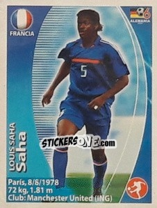 Sticker Louis Saha