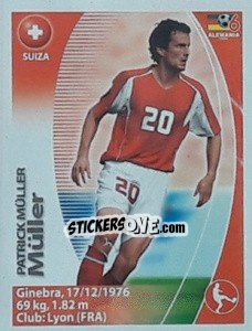 Sticker Patrick Müller - Mundial Alemania 2006. Ediciòn Extraordinaria - Navarrete