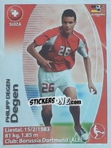 Sticker Philipp Degen - Mundial Alemania 2006. Ediciòn Extraordinaria - Navarrete