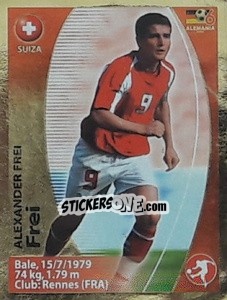 Sticker Alexander Frei - Mundial Alemania 2006. Ediciòn Extraordinaria - Navarrete