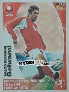 Sticker Valon Behrami - Mundial Alemania 2006. Ediciòn Extraordinaria n. 421 - Navarrete