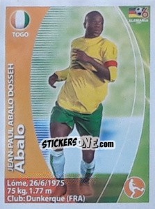 Sticker Jean-Paul Abalo