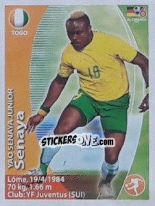 Sticker Junior Senaya - Mundial Alemania 2006. Ediciòn Extraordinaria - Navarrete