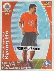 Sticker Chung Kyung-Ho - Mundial Alemania 2006. Ediciòn Extraordinaria - Navarrete