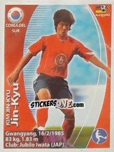 Sticker Kim Jin-Kyu - Mundial Alemania 2006. Ediciòn Extraordinaria n. 444 - Navarrete
