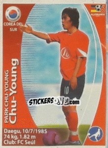 Sticker Park Chu-Young - Mundial Alemania 2006. Ediciòn Extraordinaria n. 447 - Navarrete