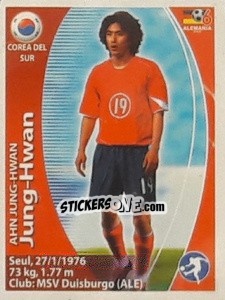 Sticker Ahn Jung-Hwan - Mundial Alemania 2006. Ediciòn Extraordinaria n. 450 - Navarrete