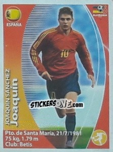 Sticker Joaquín Sánchez