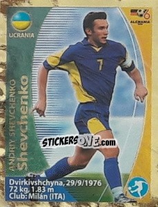 Sticker Andriy Shevchenko