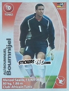 Sticker Ali Boumnijel - Mundial Alemania 2006. Ediciòn Extraordinaria - Navarrete