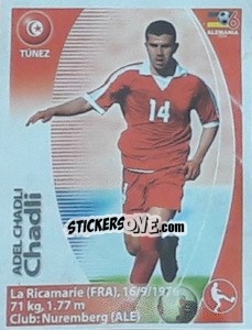 Sticker Adel Chedli - Mundial Alemania 2006. Ediciòn Extraordinaria n. 491 - Navarrete