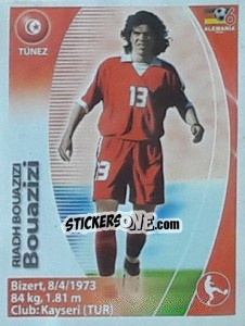 Sticker Riadh Bouazizi - Mundial Alemania 2006. Ediciòn Extraordinaria - Navarrete