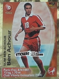 Cromo Slim Ben-Achour - Mundial Alemania 2006. Ediciòn Extraordinaria - Navarrete