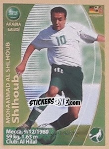 Sticker Mohammad Al-Shalhoub - Mundial Alemania 2006. Ediciòn Extraordinaria n. 513 - Navarrete