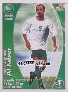 Sticker Sami Al-Jaber - Mundial Alemania 2006. Ediciòn Extraordinaria - Navarrete