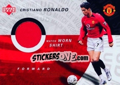 Sticker Cristiano Ronaldo - Manchester United 2003-2004 n. MWS-R - Upper Deck