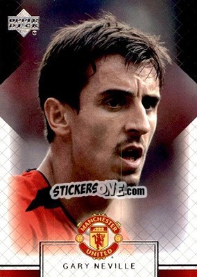 Sticker Gary Neville - Manchester United 2002-2003 n. 2 - Upper Deck