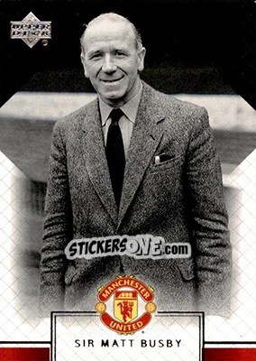 Sticker Sir Matt Busby - Manchester United 2002-2003 n. 3 - Upper Deck