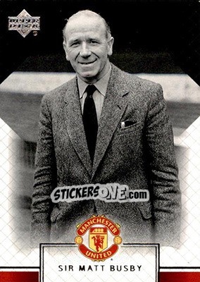 Sticker Sir Matt Busby - Manchester United 2002-2003 - Upper Deck