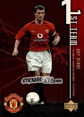 Sticker Roy Keane - Manchester United 2002-2003 - Upper Deck
