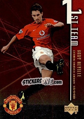 Sticker Gary Neville - Manchester United 2002-2003 n. FT4 - Upper Deck