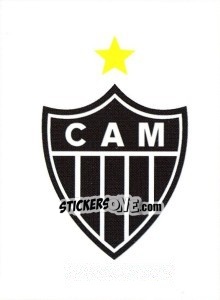 Cromo Escudo do Atlético-MG - Campeonato Brasileiro 2008 - Panini