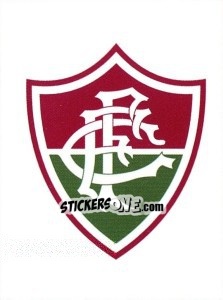 Sticker Escudo do Fluminense - Campeonato Brasileiro 2008 - Panini