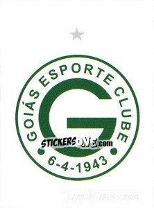 Sticker Escudo do Goiás - Campeonato Brasileiro 2008 n. 6 - Panini
