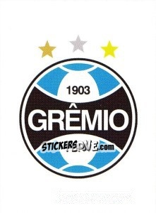 Figurina Escudo do Grêmio - Campeonato Brasileiro 2008 - Panini
