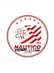 Cromo Escudo do Náutico - Campeonato Brasileiro 2008 - Panini