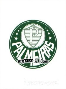 Sticker Escudo Do Palmeiras - Campeonato Brasileiro 2008 n. 11 - Panini