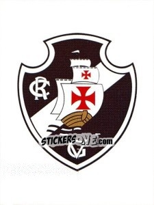 Sticker Escudo do Vasco - Campeonato Brasileiro 2008 n. 15 - Panini