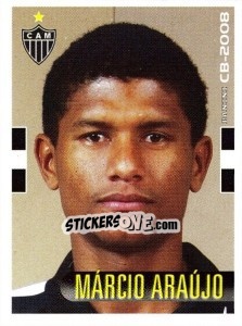 Figurina Márcio Araujo - Campeonato Brasileiro 2008 - Panini