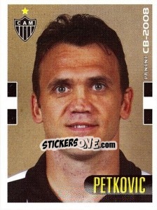 Sticker Petkovic - Campeonato Brasileiro 2008 n. 27 - Panini