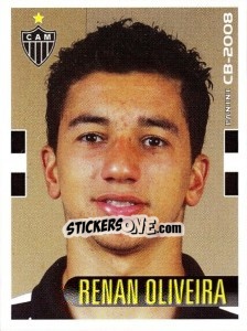 Cromo Renan Oliveira - Campeonato Brasileiro 2008 - Panini