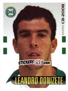 Figurina Leandro Donizete - Campeonato Brasileiro 2008 - Panini