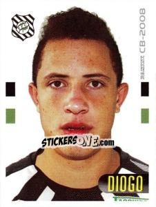 Cromo Diogo - Campeonato Brasileiro 2008 - Panini
