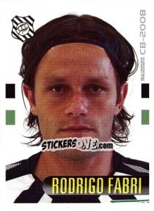 Sticker Rodrigo Fabri - Campeonato Brasileiro 2008 - Panini