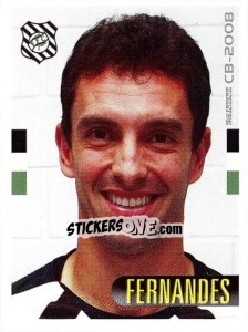 Figurina Fernandes - Campeonato Brasileiro 2008 - Panini