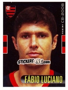 Cromo Fábio Luciano - Campeonato Brasileiro 2008 n. 75 - Panini