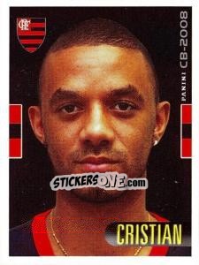 Sticker Cristian - Campeonato Brasileiro 2008 n. 78 - Panini